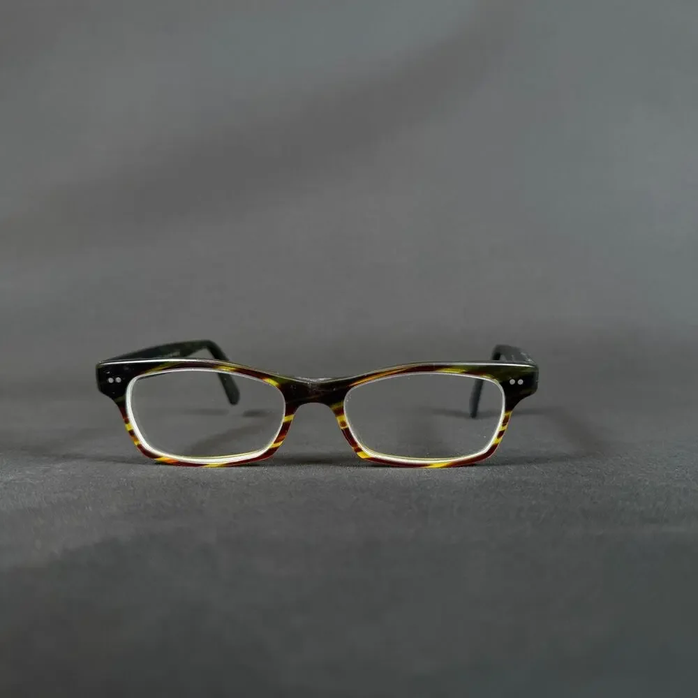Jean Lafont Felicie 414 50-16 142 Green Tortoise Eyeglass Paris Only Frame
